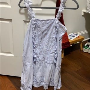 Baby blue mini dress